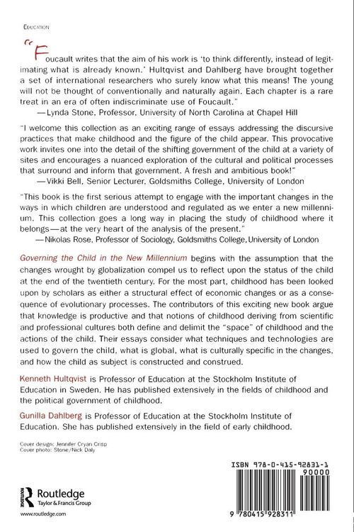 Produktbild: Governing the Child in the New Millennium