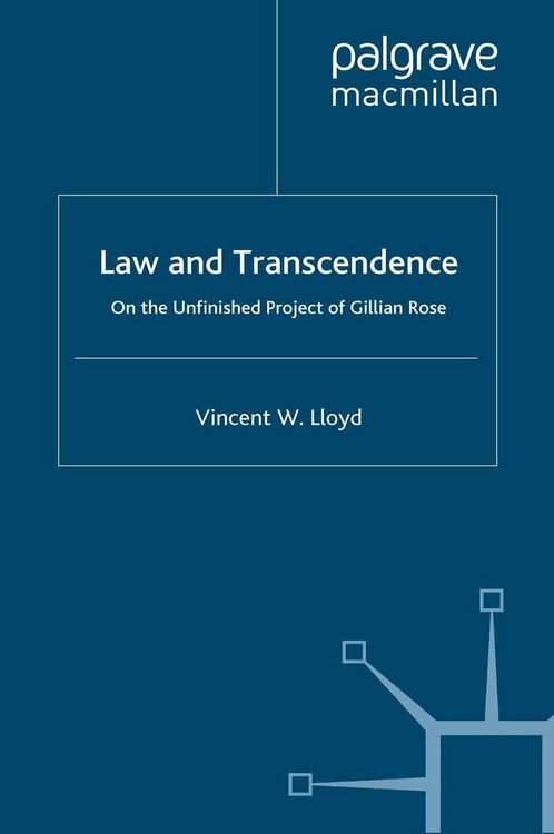 Produktbild: Law and Transcendence