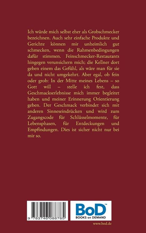 Produktbild: Der Geschmack und das Leben