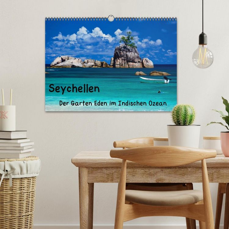 Produktbild: Seychellen - Der Garten Eden im Indischen Ozean (Wandkalender 2026 DIN A3 quer), CALVENDO Monatskalender