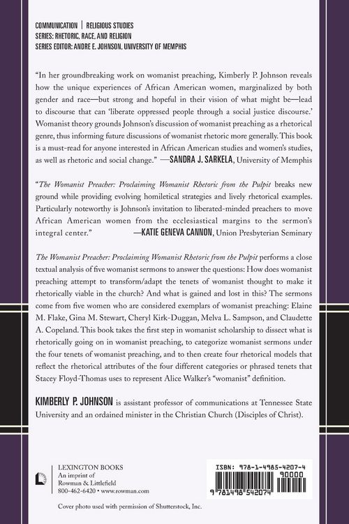 Produktbild: Womanist Preacher