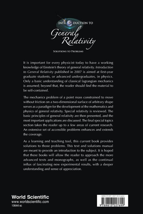 Produktbild: INTRODUCTION TO GENERAL RELATIVITY