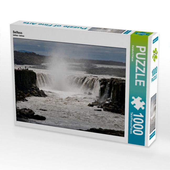 Produktbild: CALVENDO Puzzle Selfoss | 1000 Teile Lege-Gr&ouml;&szlig;e 64x48cm Foto-Puzzle f&uuml;r gl&uuml;ckliche Stunden