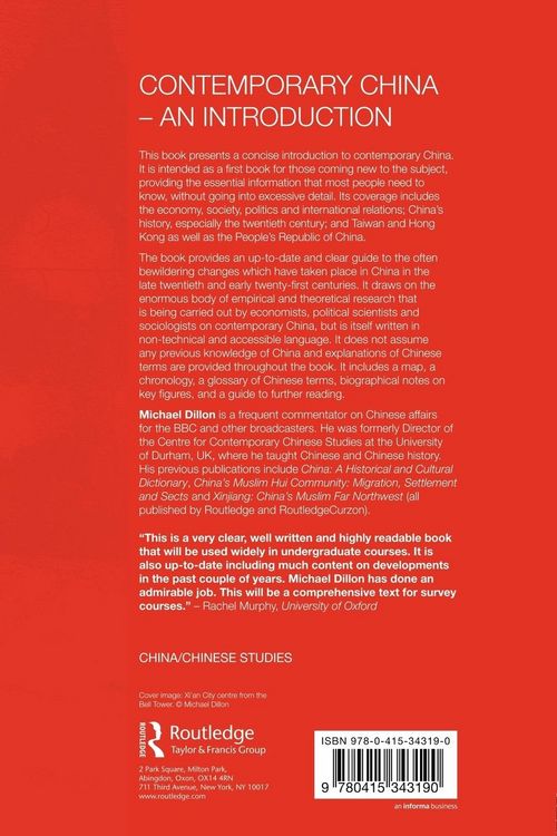 Produktbild: Contemporary China - An Introduction