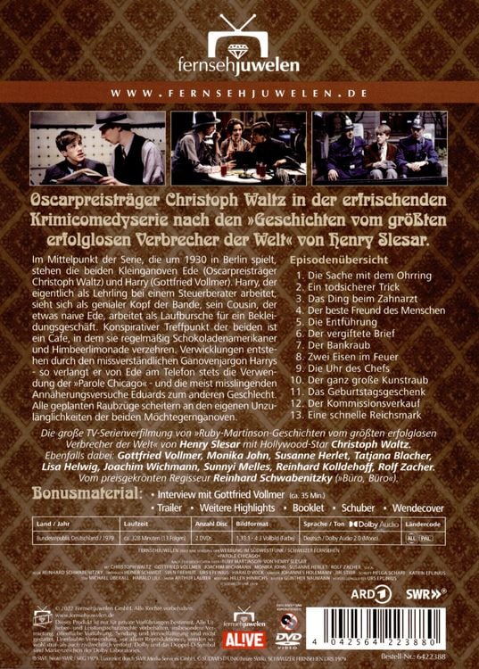 Produktbild: Parole Chicago - Die komplette 13-teilige Serie (Fernsehjuwelen) [2 DVDs]