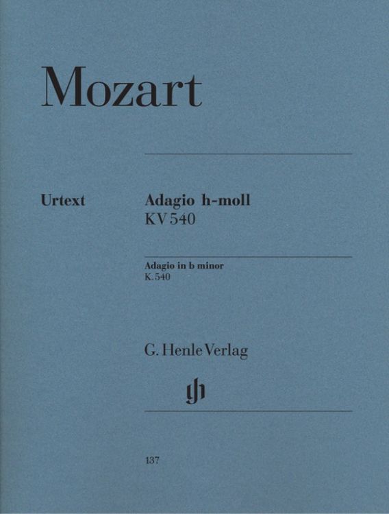 Produktbild: Wolfgang Amadeus Mozart - Adagio h-moll KV 540