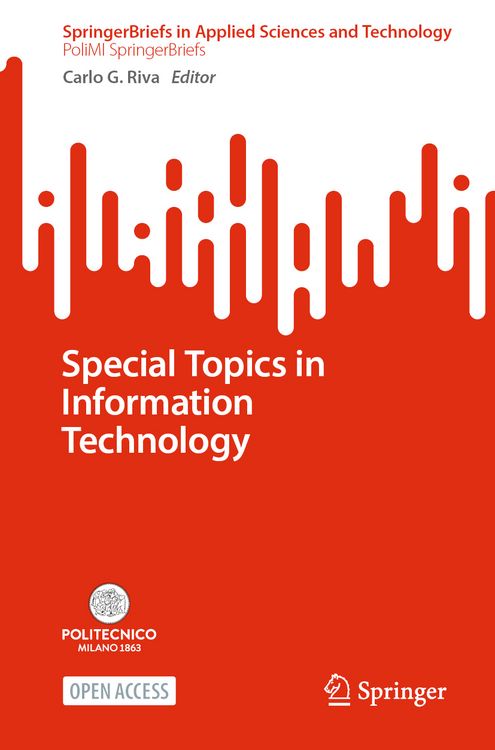 Produktbild: Special Topics in Information Technology
