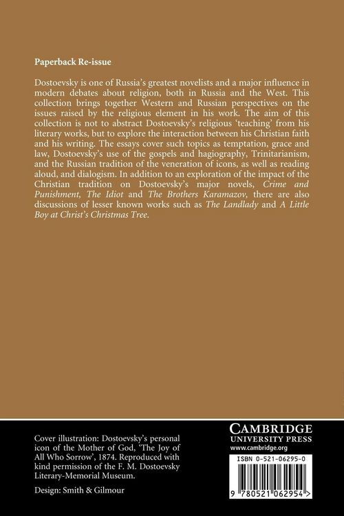 Produktbild: Dostoevsky and the Christian Tradition
