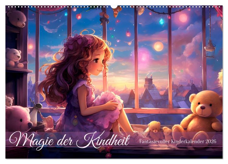 Produktbild: Magie der Kindheit (Wandkalender 2026 DIN A2 quer), CALVENDO Monatskalender
