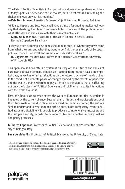 Produktbild: The Fate of Political Scientists in Europe
