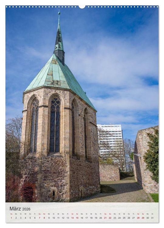Produktbild: Magdeburg - Liebenswerte Stadt an der Elbe (hochwertiger Premium Wandkalender 2026 DIN A2 hoch), Kunstdruck in Hochglanz