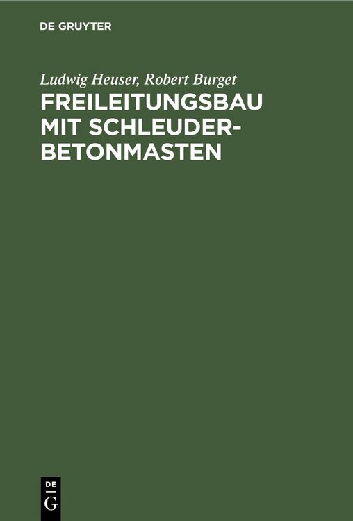 Produktbild: Freileitungsbau mit Schleuderbetonmasten