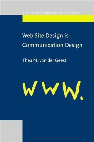 Produktbild: Web Site Design is Communication Design