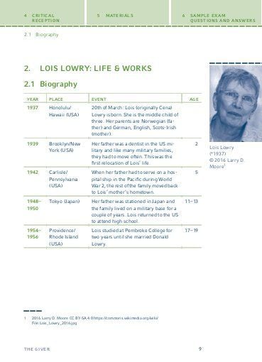 Produktbild: The Giver von Lois Lowry