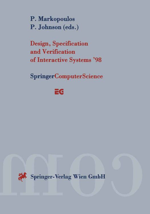 Produktbild: Design, Specification and Verification of Interactive Systems &rsquo;98