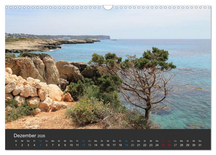 Produktbild: Menorcas unber&uuml;hrte Natur (Wandkalender 2026 DIN A3 quer), CALVENDO Monatskalender