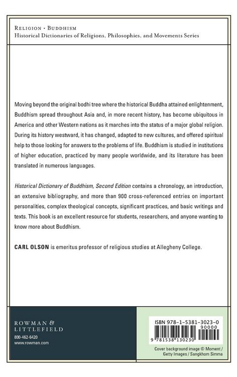 Produktbild: Historical Dictionary of Buddhism