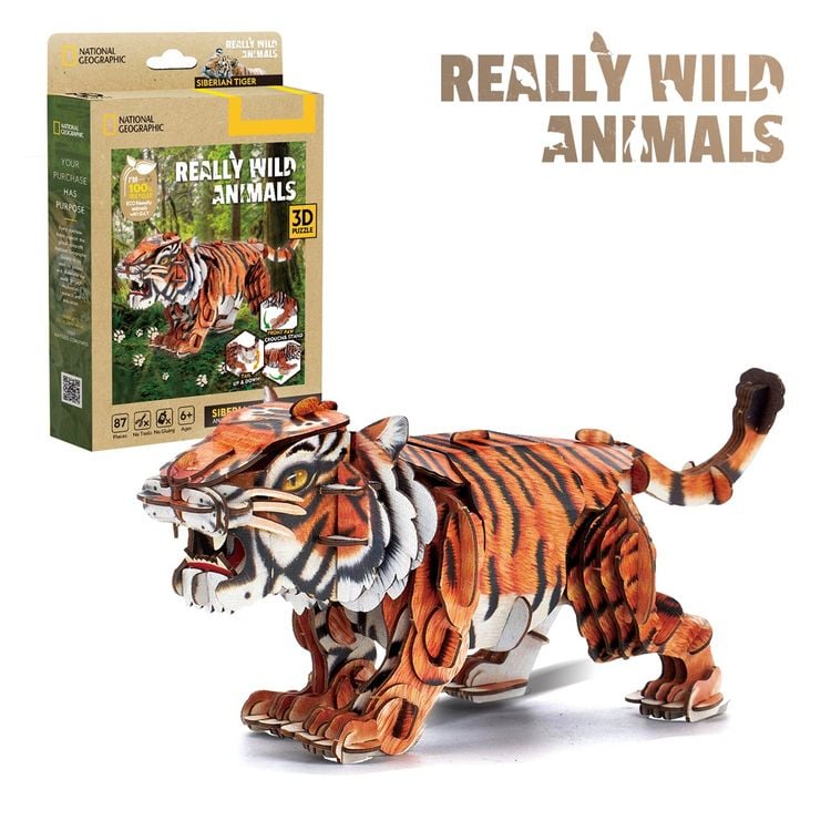 Produktbild: CUBICFUN - 3D Puzzle Tiger 87 Teile