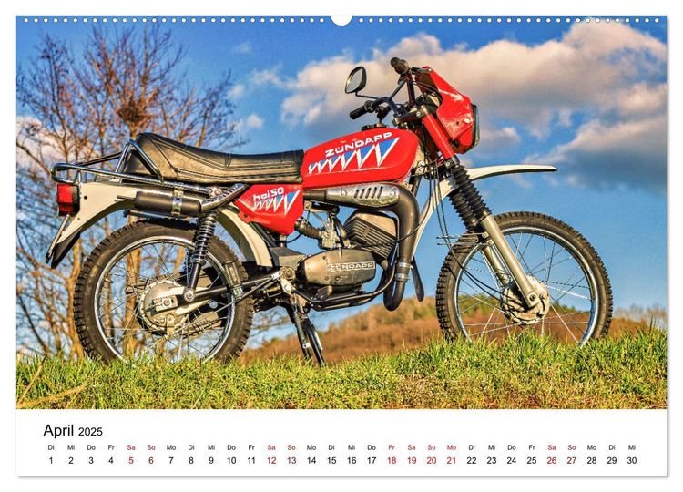 Produktbild: Zündapp-Träume (Wandkalender 2025 DIN A2 quer), CALVENDO Monatskalender