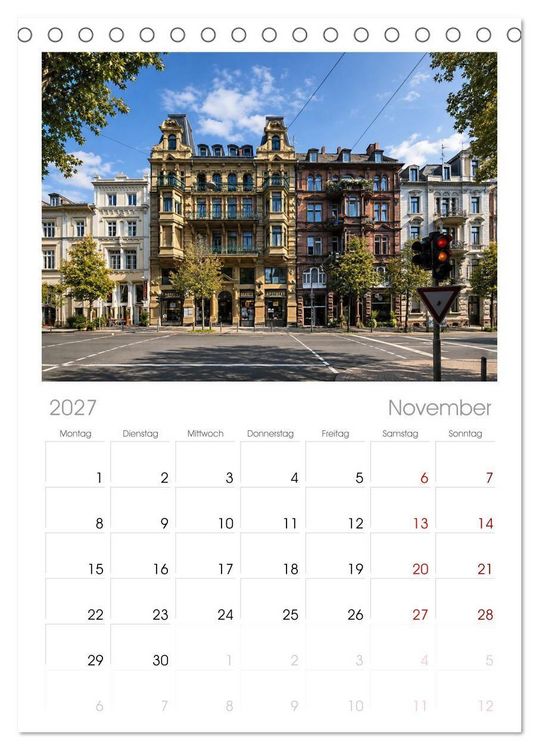 Produktbild: Tischplaner 2027 - Wiesbaden Blickwinkel anders (A5 Tischkalender zum Aufstellen) CALVENDO