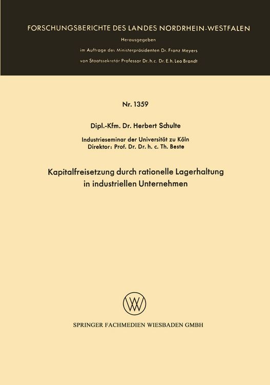 Produktbild: Kapitalfreisetzung durch rationelle Lagerhaltung in industriellen Unternehmen