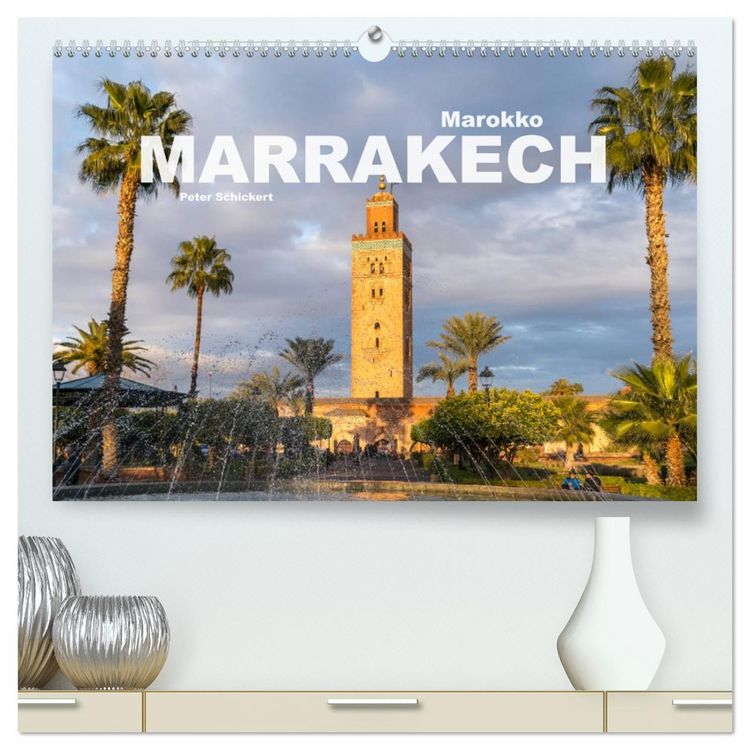Produktbild: Marokko - Marrakesch (hochwertiger Premium Wandkalender 2026 DIN A2 quer), Kunstdruck in Hochglanz