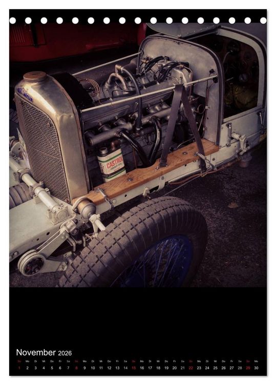 Produktbild: MotorSchau Goodwood Revival (Tischkalender 2026 DIN A5 hoch), CALVENDO Monatskalender
