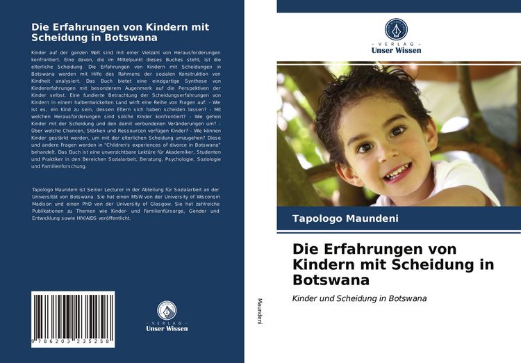Produktbild: Die Erfahrungen von Kindern mit Scheidung in Botswana
