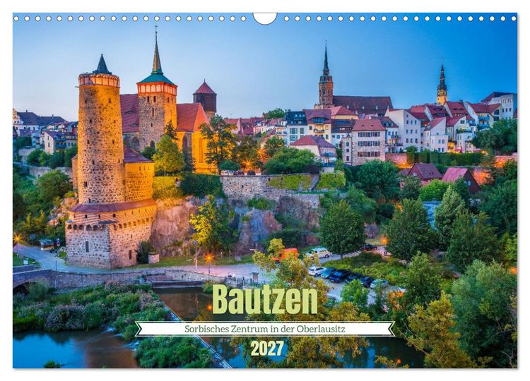 Produktbild: Bautzen - Sorbisches Zentrum in der Oberlausitz (Wandkalender 2027 DIN A3 quer), CALVENDO Monatskalender