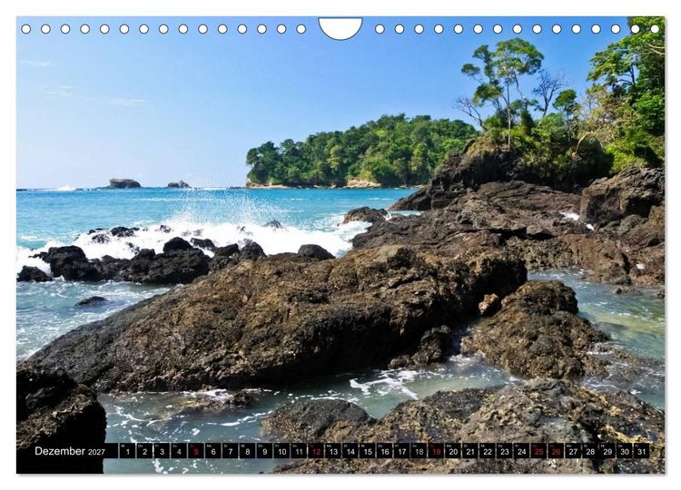 Produktbild: Costa Rica - Pure Lebensfreude (Wandkalender 2027 DIN A4 quer), CALVENDO Monatskalender