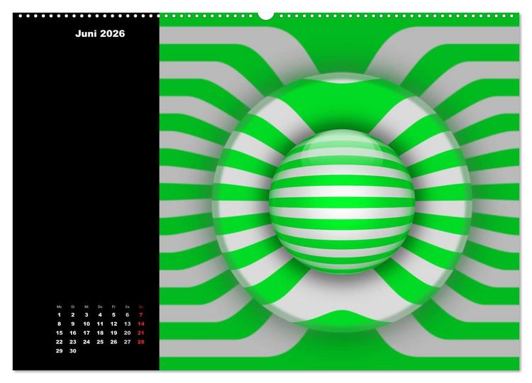 Produktbild: Eine runde Sache (Wandkalender 2026 DIN A2 quer), CALVENDO Monatskalender
