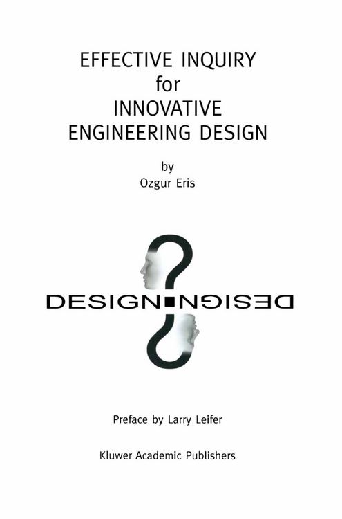 Produktbild: Effective Inquiry for Innovative Engineering Design