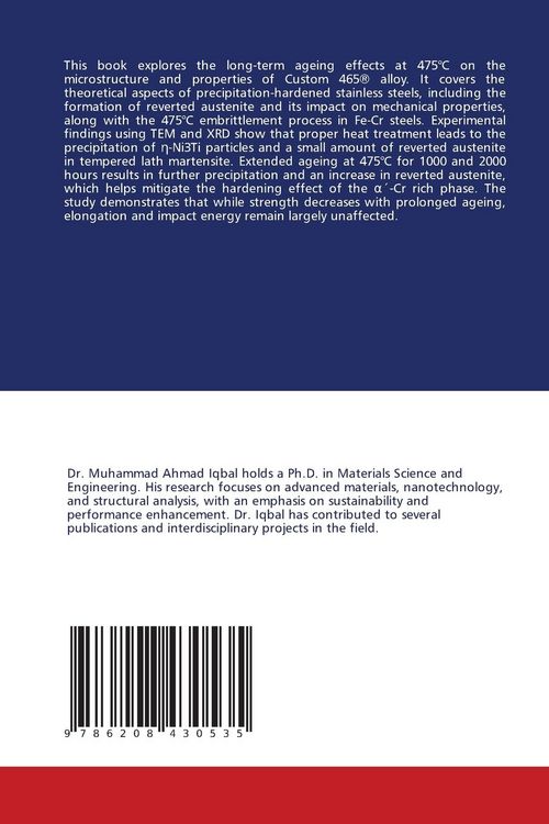 Produktbild: Impact of 475&deg;C Long-Term Ageing on CUSTOM 465&reg; Alloy's Microstructure