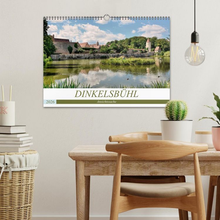 Produktbild: Dinkelsb&uuml;hl - Ansichtssache (Wandkalender 2026 DIN A3 quer), CALVENDO Monatskalender