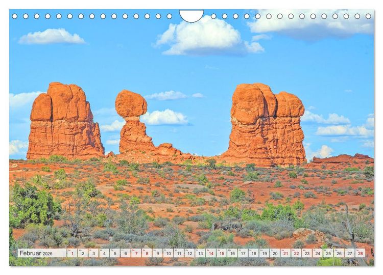 Produktbild: USA - National und State Parks im Nordwesten (Wandkalender 2026 DIN A4 quer), CALVENDO Monatskalender