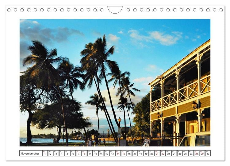 Produktbild: Hawaii - Sehnsuchtsinseln Oahu und Maui (Wandkalender 2026 DIN A4 quer), CALVENDO Monatskalender