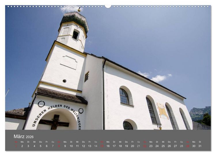 Produktbild: Tannheimer Tal (Wandkalender 2026 DIN A2 quer), CALVENDO Monatskalender