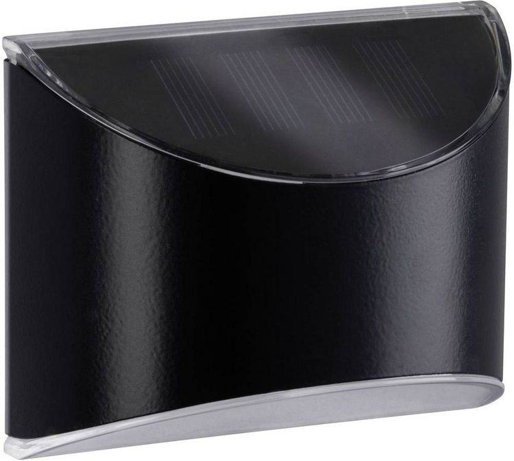 Produktbild: Paulmann 94233 Elliot Solar-Au&szlig;enwandleuchte 0.05W Warmwei&szlig; Anthrazit