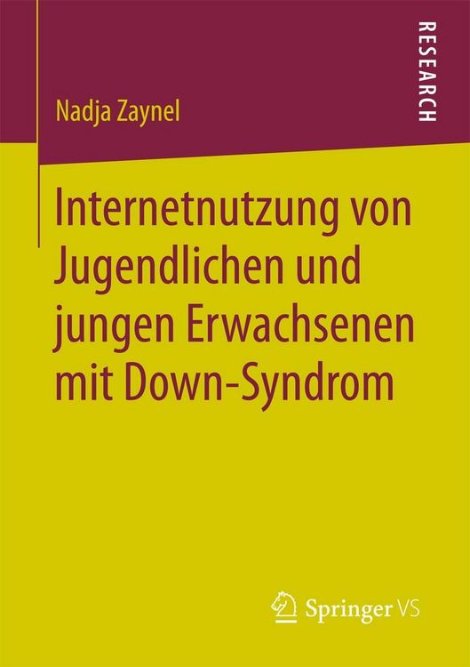 Produktbild: Internetnutzung von Jugendlichen und jungen Erwachsenen mit Down-Syndrom