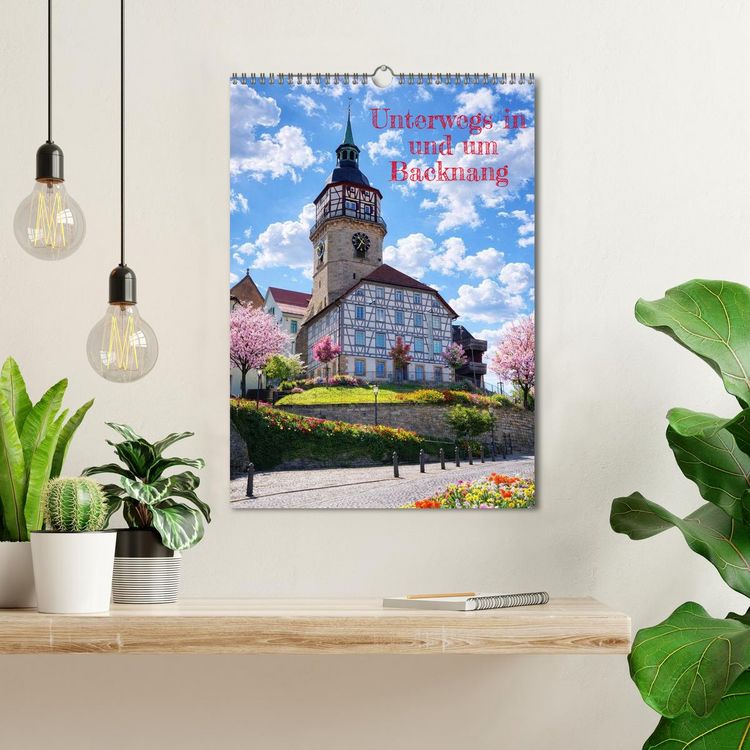 Produktbild: Unterwegs in und um Backnang (Wandkalender 2027 DIN A3 hoch), CALVENDO Monatskalender