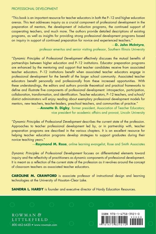 Produktbild: Dynamic Principles of Professional Development
