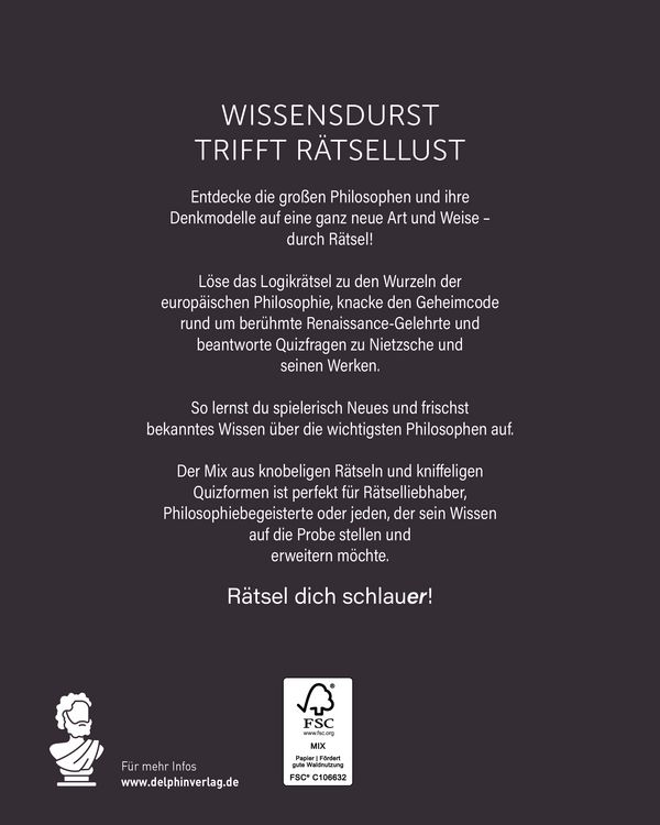 Produktbild: Die gro&szlig;en Philosophen I Wissen in R&auml;tseln