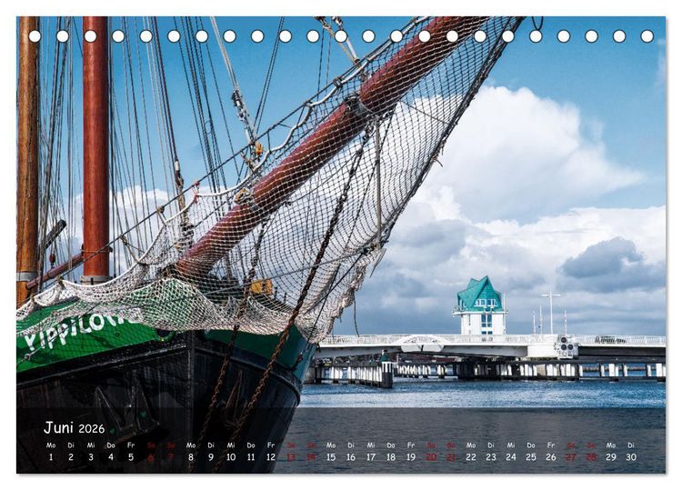 Produktbild: Maritimes Kappeln - Rund um den Hafen (Tischkalender 2026 DIN A5 quer), CALVENDO Monatskalender