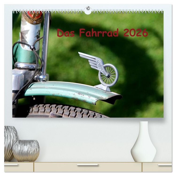 Produktbild: Das Fahrrad 2026 (hochwertiger Premium Wandkalender 2026 DIN A2 quer), Kunstdruck in Hochglanz