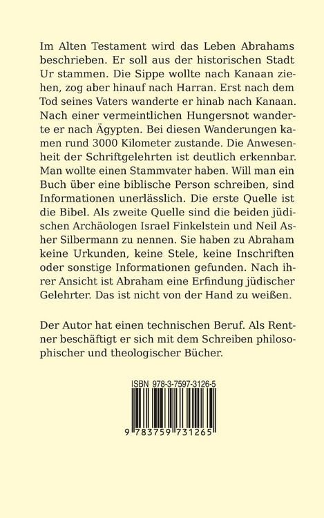 Produktbild: Das Leben Abrahms