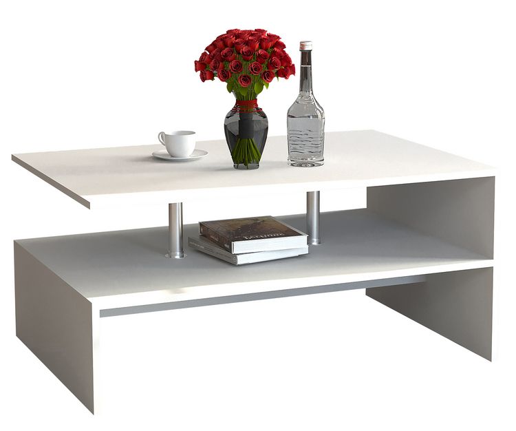 Produktbild: Holz Sofatisch Couchtisch Wohnzimmertisch Maliso L