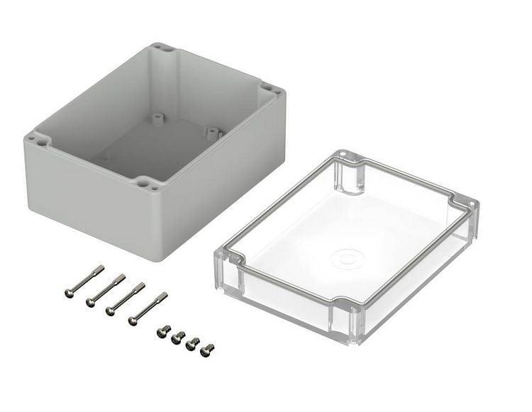 Produktbild: Bopla EUROMAS M 238 G 02238100 Industrie-Geh&auml;use 160 x 120 x 90 Polycarbonat Lichtgrau (RAL 7035) 1 St.