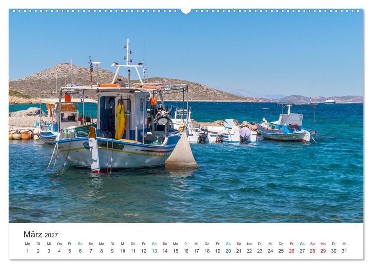 Produktbild: Leros - die Insel der G&ouml;ttin Artemis (hochwertiger Premium Wandkalender 2027 DIN A2 quer), Kunstdruck in Hochglanz