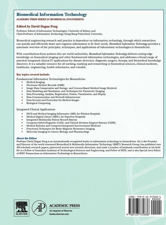 Produktbild: Biomedical Information Technology