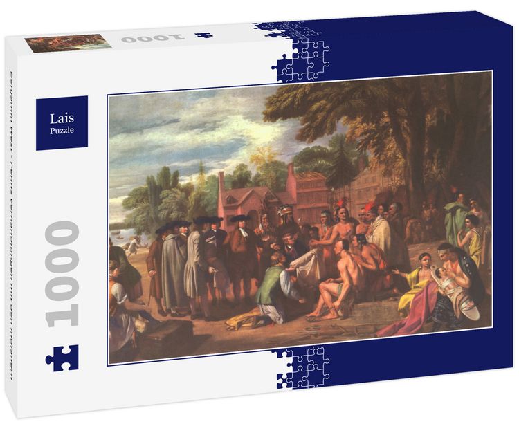 Produktbild: Lais Puzzle Benjamin West - Penns Verhandlungen mit den Indianern 1000 Teile
